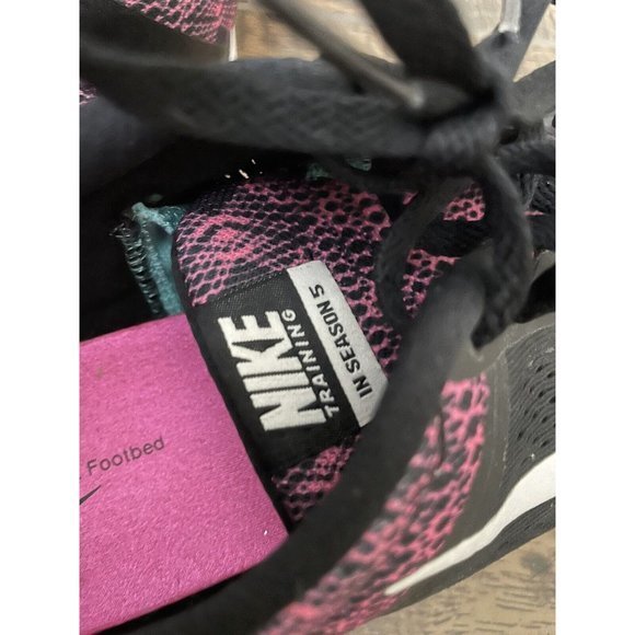 Nike Womens In Season Tr 5 830750-011 Black Pink Running Shoes Sneakers Size 8.5 - Picture 5 of 12